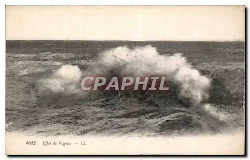 Cartes postales Effet de Vagues