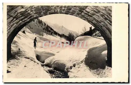Cartes postales Pont sous la neige