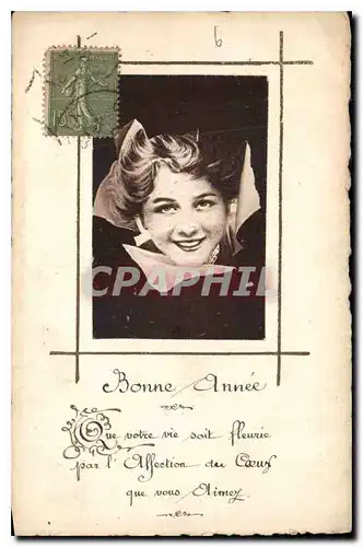 Cartes postales Bonne Annee Femme