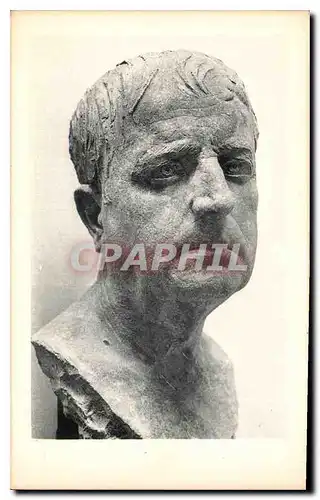 Cartes postales Portrait Bust of A Roman Terracotta Late 1st Century B C Museum of fine Arts Boston