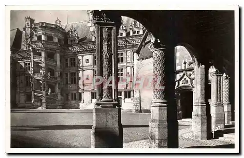 Cartes postales Blois Loir et Cher le Chateau Aile Francois Ier vue de la Galerie de l'Aile Louis XII