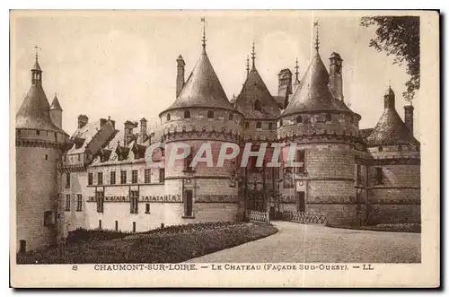 Ansichtskarte AK Chaumont sur Loire le Chateau Facade Sud Ouest