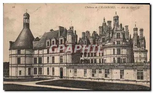 Cartes postales Chateau de Chambord Aile de Henri II