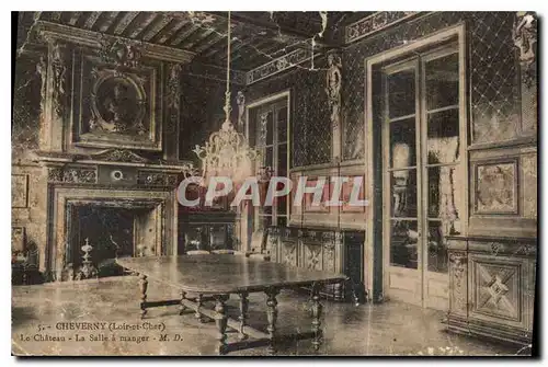 Cartes postales Cheverny Loir et Cher le Chateau la Salle a Manger