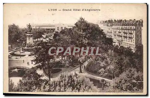 Ansichtskarte AK Lyon Grand Hotel d'Angleterre