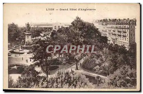 Cartes postales Lyon Grand Hotel d'Angleterre