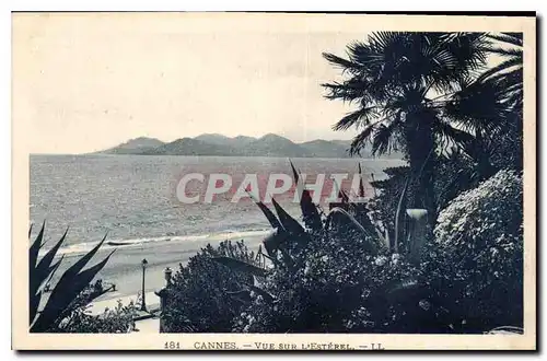 Cartes postales Cannes vue sur l'Esterel