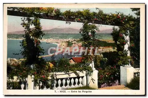 Cartes postales Nice Entre les Pergolas