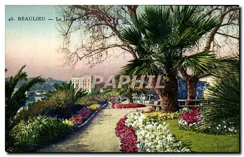 Cartes postales Beaulieu le Jardin Piblic