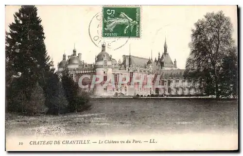 Ansichtskarte AK Chateau de Chantilly le Chateau vu du Parc