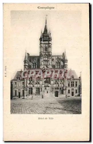 Cartes postales Compiegne Hotel de Ville