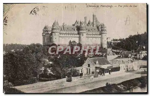 Ansichtskarte AK Chateau de Pierrefonds vue prise du Lac