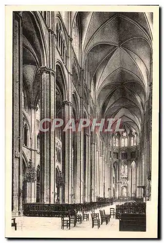 Cartes postales Cathedrale de Bourges la Nef