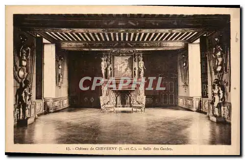 Cartes postales Chateau de Cheverny L et C Salle des gardes