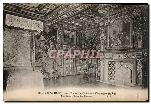 Ansichtskarte AK Cheverny L et C le Chateau Chambre du Roi