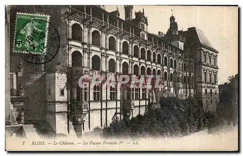 Cartes postales Blois le Chateau la Facade Francois Ier