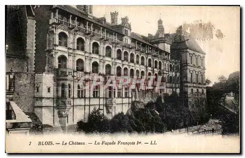 Cartes postales Blois le Chateau la Facade Francois Ier