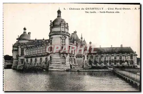 Ansichtskarte AK Chateau de Chantilly Cote Nord Ouest