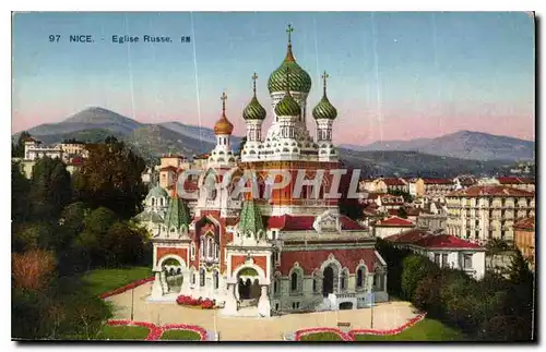 Ansichtskarte AK Nice Eglise Russe Russia Russie