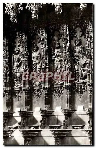 Cartes postales Auch Gers la Cathedrale Quelques Statues en Bois sculpte du XVIs la Justice St Luc Evangeliste L