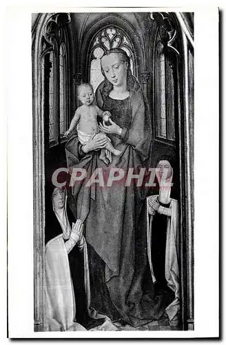 Cartes postales Chasse de Sainte Ursule la Vierge et l'Enfant Bruges hopital Saint Jean