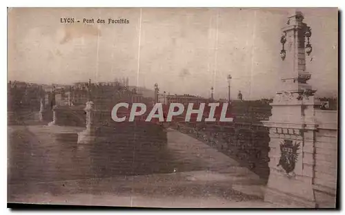 Cartes postales Lyon Pont des Facultes
