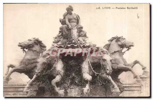 Cartes postales Lyon Fontaine Bartholdi