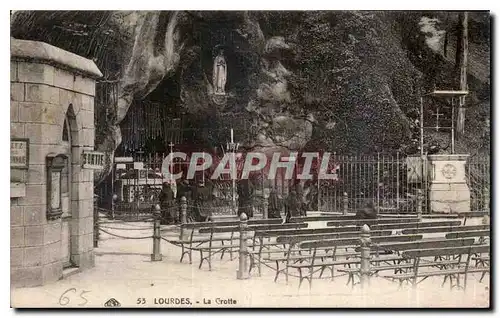 Cartes postales Lourdes la Grotte