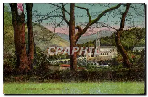 Cartes postales Lourdes la Basilique