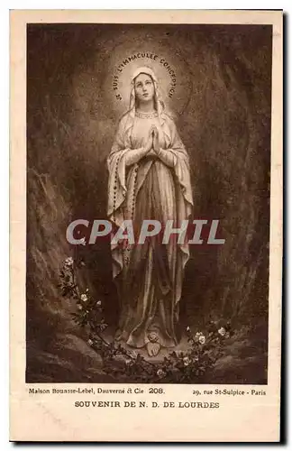 Cartes postales Souvenir de N D de Lourdes