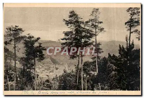 Cartes postales Vals les Bains dans son nid a travers les Pins
