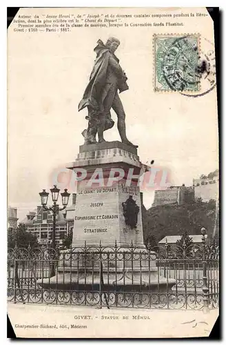 Cartes postales Givet Statue de Memul