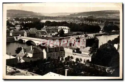 Cartes postales Givet vue sur le Grand Pont vers la Belgique