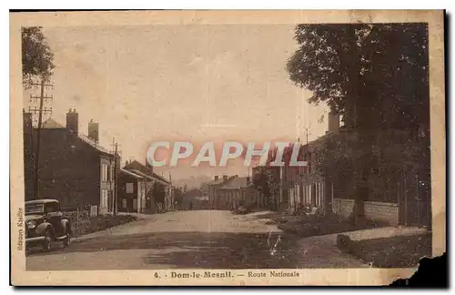 Cartes postales Dom le Mesnil Route Nationale