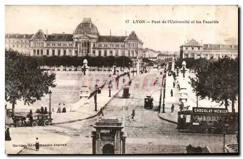 Ansichtskarte AK Lyon Pont de l'Universite et les Facultes