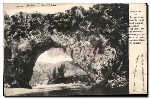 Cartes postales Pont d'Arc