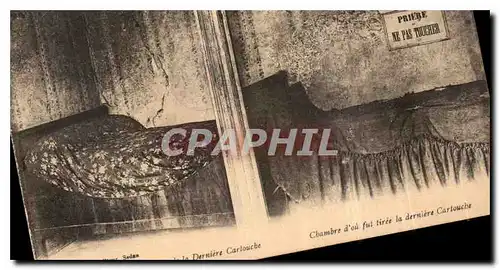 Cartes postales Bazeilles Maison de la Derniere Cartouche chambre d'ou fut tiree la derniere Cartouche