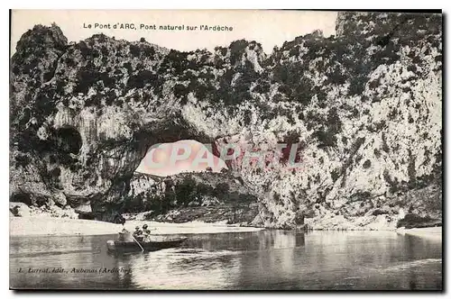 Ansichtskarte AK Le Pont d'Arc pont naturel sur l'Ardeche