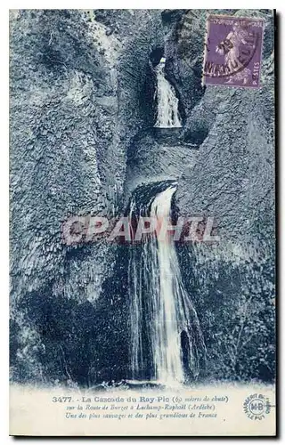 Cartes postales La Cascade du Ray Ardeche