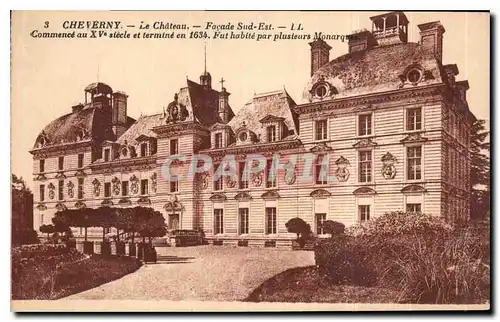 Ansichtskarte AK Cheverny Le Chateau Facade Sud Est