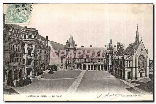 Cartes postales Chateau de Blois La Cour