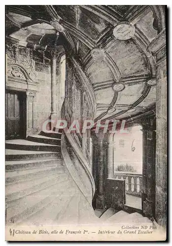 Ansichtskarte AK Chateau de Blois aile de Francois I Interieur du Grand Escalier