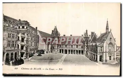 Cartes postales Chateau de Blois La Cour