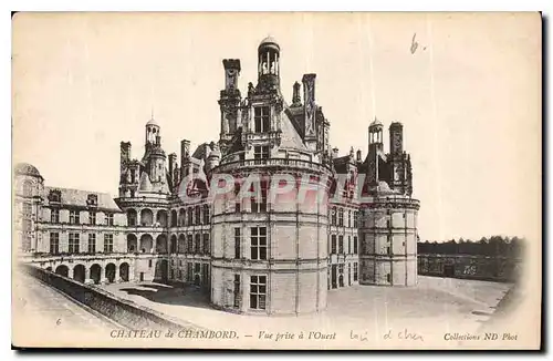 Cartes postales Chateau de Chambord Vue prise a l'Ouest