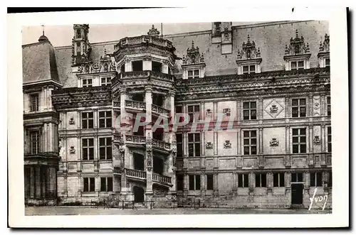 Cartes postales Blois Loi et Cher Le Chateau escalier Francois I