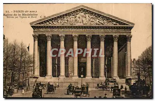 Cartes postales Paris Eglise de la Madeleine