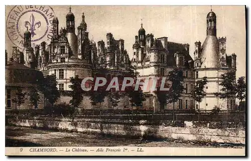 Ansichtskarte AK Chambord Le Chateau Aile Francois I