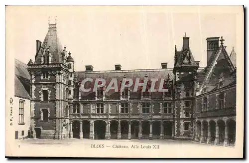 Cartes postales Blois Chateau Aile Louis XII