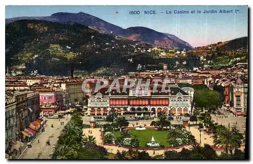 Cartes postales Nice Le Casino et le Jardin Albert I