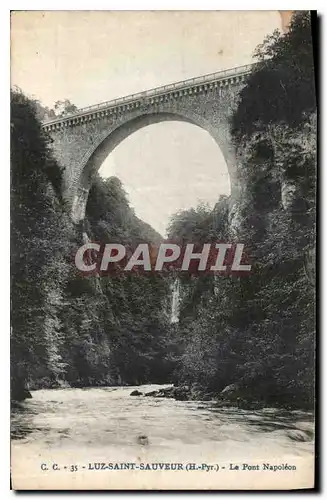 Cartes postales Luz Saint Sauveur H Pyr Le Pont Napoleon